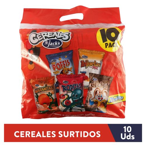 Cereales Jack's sabores surtido 10 pack  - 250 g