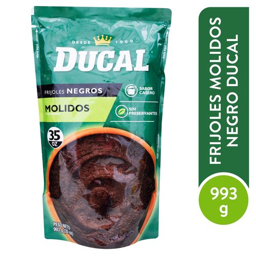 Frijol Ducal molido negro doypack - 993 g