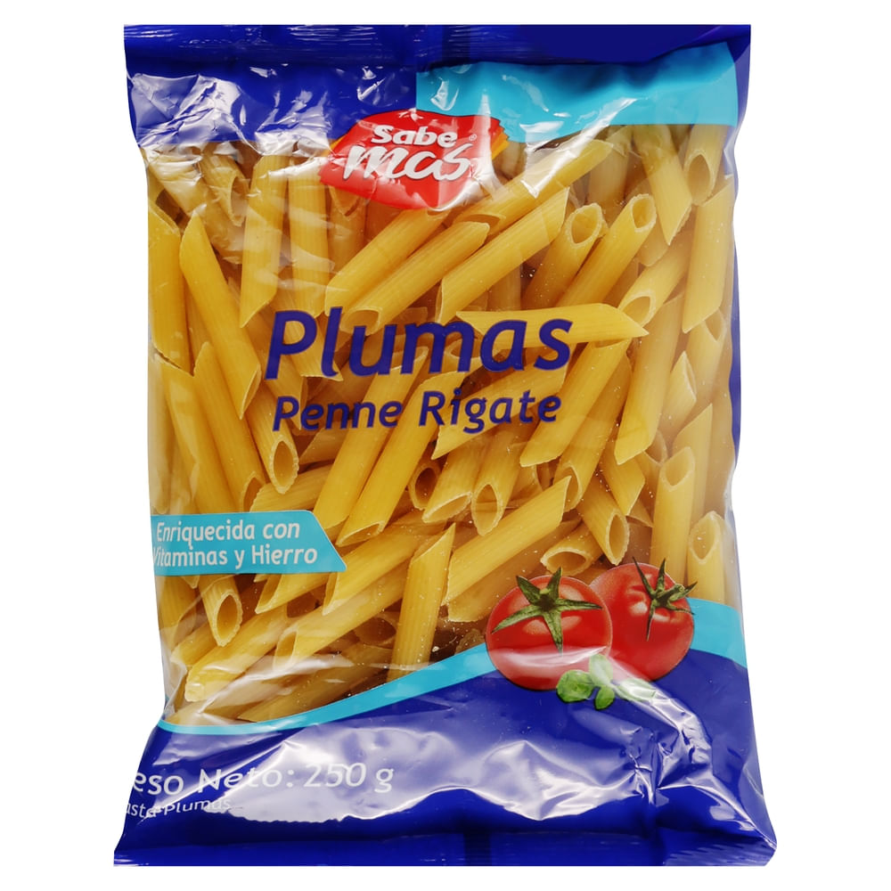 Sabemas Pasta , plumas 250 g