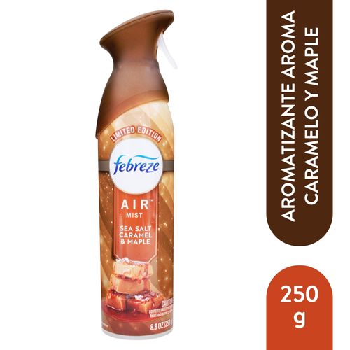 Aromatizante Febreze sal de mar, caramelo y maple - 250 g