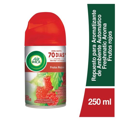 Repuesto para Aromatizante Ambiental AirWick Freshmatic aroma Frutos Rojos - 250 ml