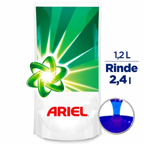 Detergente Ariel Doble Poder Líquido Concentrado - 1.2 L