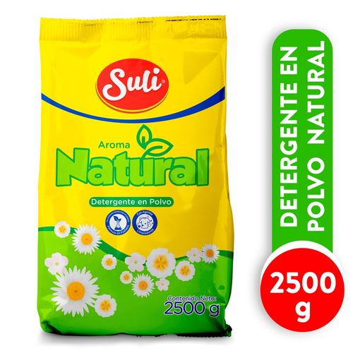 Detergente en  polvo Suli aroma natural - 2500 g