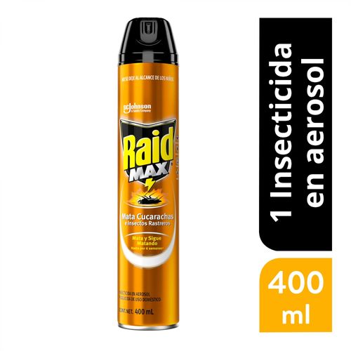 Insecticida En Aerosol Raid® Para Casa Y Jardín Con Esencia Eucalipto - 430Ml