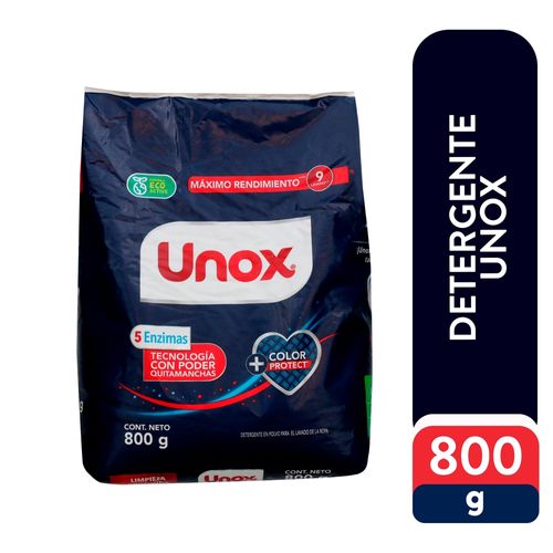 Detergente en polvo Unox fragancia natural - 800 g