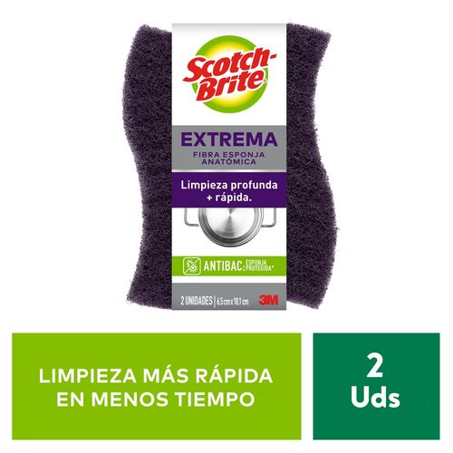 Esponja Scotch-Brite Extrema Limpieza Profunda Más Rápida -2Uds