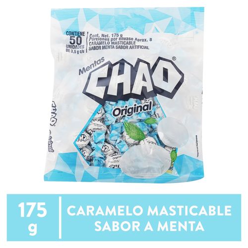 Caramelo Super chao sabor menta paquete 50 Uds - 175 g