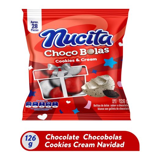 Chocolate Tutto Chocobolas Cookies Cream Navidad - 125 g