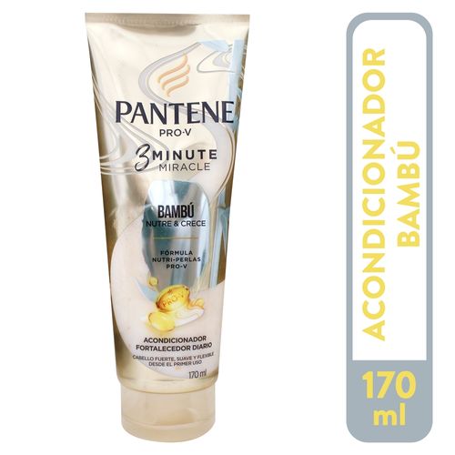 Acondicionador Pantene Pro-V 3 Minute Miracle Bambú Nutre & Crece - 170ml