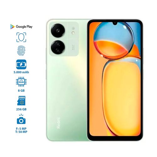 Celular Xiaomi Redmi 13C 8GB RAM 256GB almacenamiento