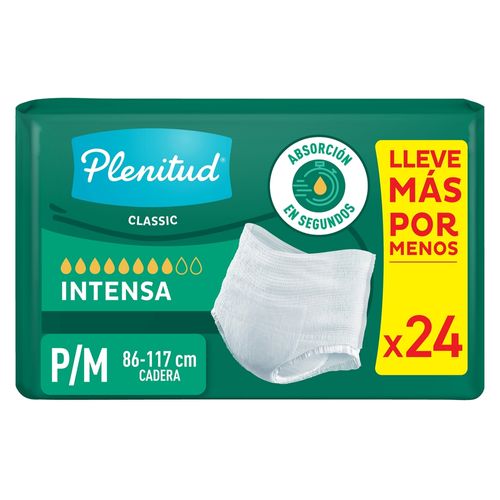 Ropa Interior Desechable Adulto Plenitud Classic P/M -24 Uds