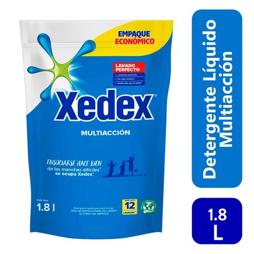 Detergente Xedex Líquido Multi Acción Doypack 1800 ml