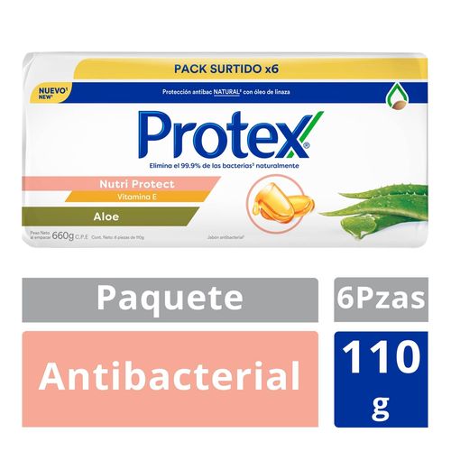 Jabón corporal Protex surtido 6 pack - 660 g