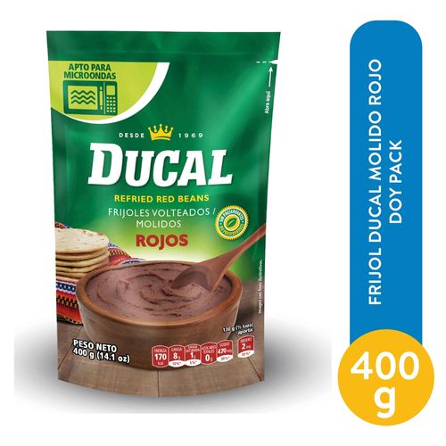 Frijol Ducal molido rojo doypack - 400 g