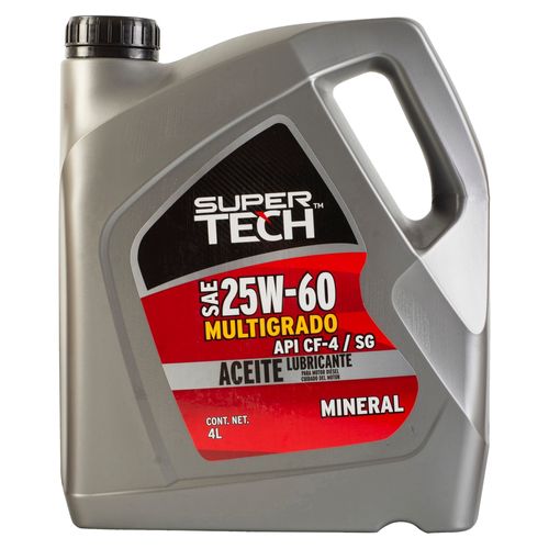 Aceite Supertech 25W60 Mineral - Galón