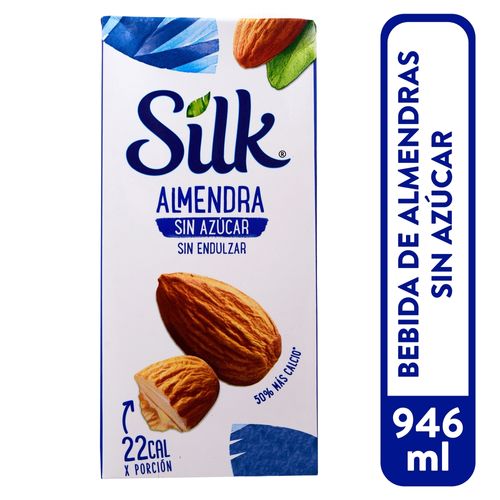 Bebida Silk Sabor Almendra Sin Azúcar - 946ml