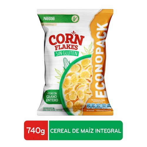 Corn flakes Nestle sin gluten bolsa - 740 g