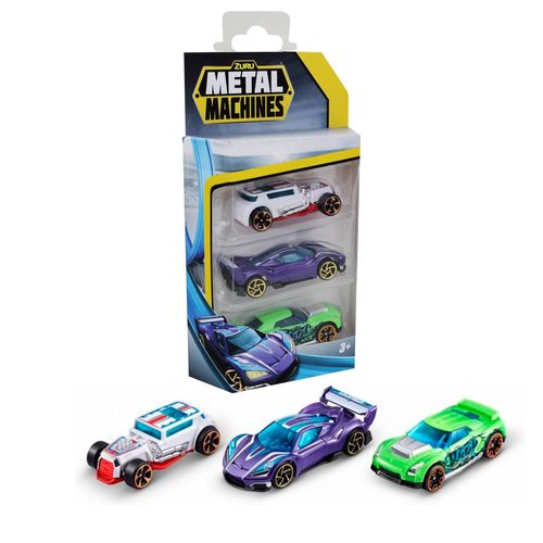Vehículos Metal Machines 3 pack Surtido