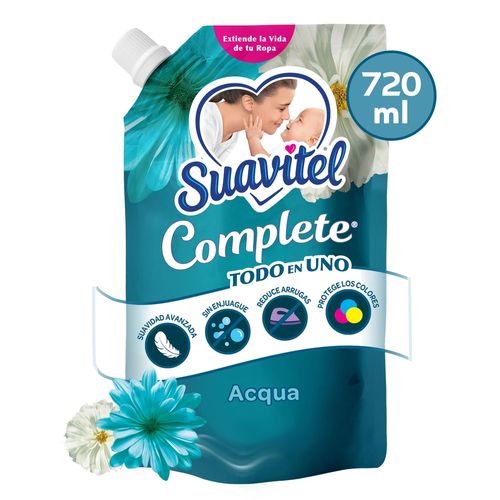 Suavizante De Telas Suavitel Complete Acqua - 720ml