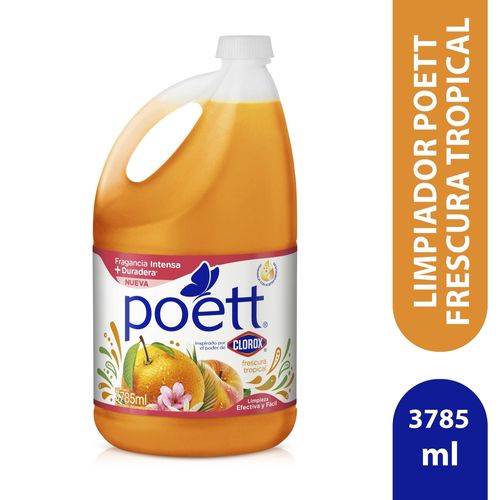 Limpiador Poett Frescura Tropical - 3785 ml