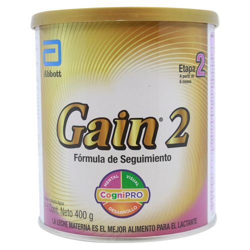 Fórmula infantil Gain 2 de seguimiento - 400 g