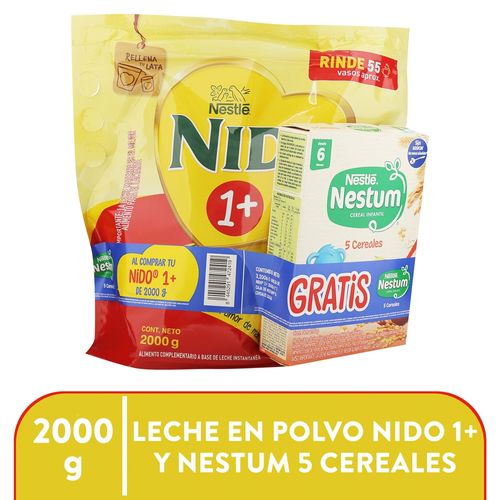 Pack Nido 2kg Mas 5 Cereales Gratis