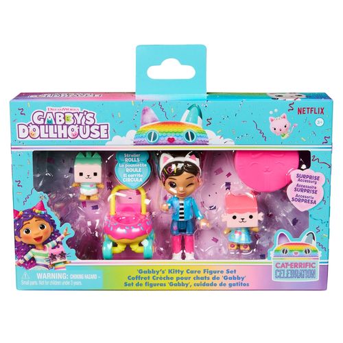 Gabby`S Doll House Set Fig, Cuidado De Gatitos