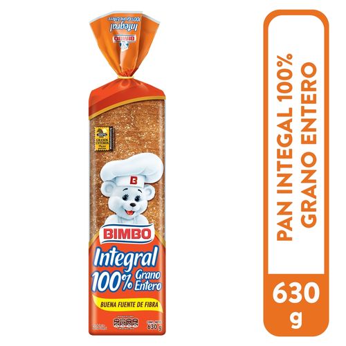 Pan Bimbo Sándwich Integral Fibra - 630g