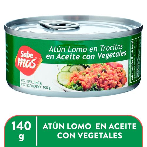 Atún Sabemas Trocitos Con Vegetale -100gr