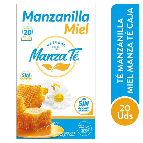 Té Manzanilla Miel ManzaTé Caja 20 Unidades - 20 g