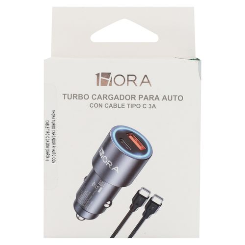 Cargador 1Hora CAR24 para auto USB C 38W