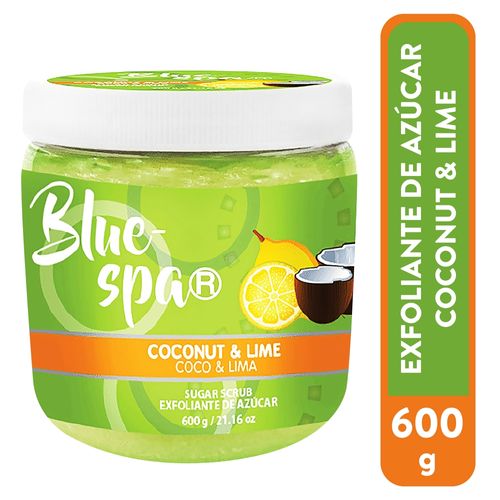 Exfoliante Blue Spa H5, de Azúcar Coco y Lima -600g