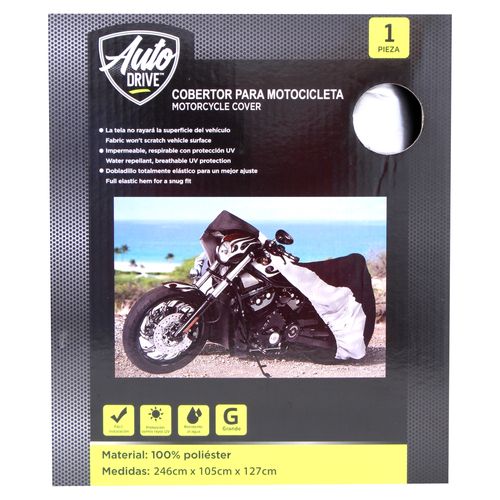 Funda Para Moto Auto Drive, Tamaño Xl 246x105x127cm