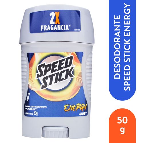 Desodorante Speedstick Energy 2X Stick 50Gr