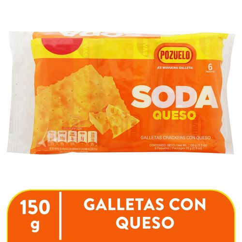 Galleta Soda Pozuelo Queso - 150 g
