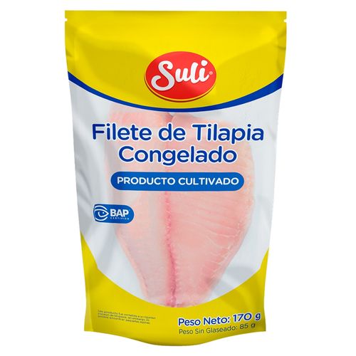 Filete Suli de Tilapia Unitaria Congelada - 170 g