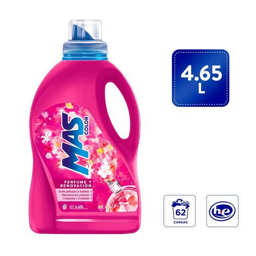 Detergente líquido Mas Color perfumado - 4.65 L