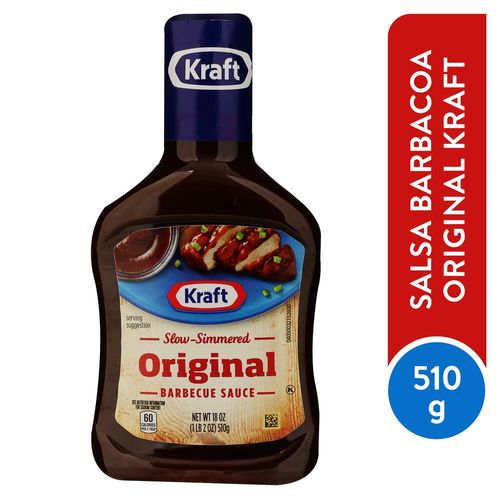 Salsa barbacoa Kraft original cocida a fuego lento - 500 g