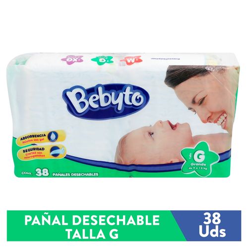 Pañal Desechable Bebyto T4 - 38Uds