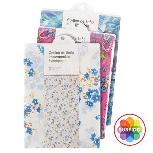 Cortina American Para Baño Estampada