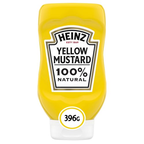 Mostaza amarilla Heinz natural extraordinariamente buena - 396 g