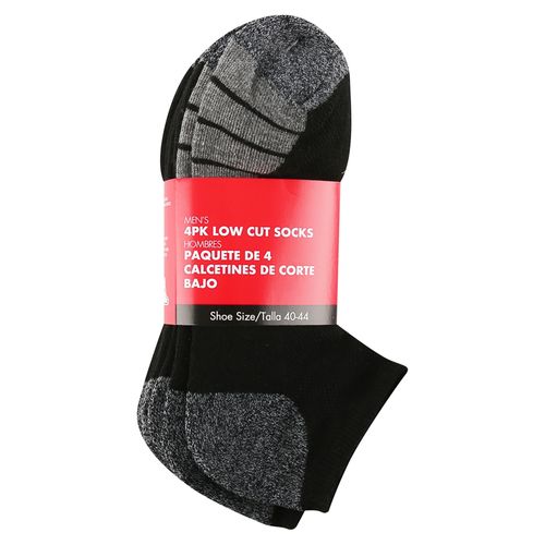 Men S 4 Pk Low Cut Socks