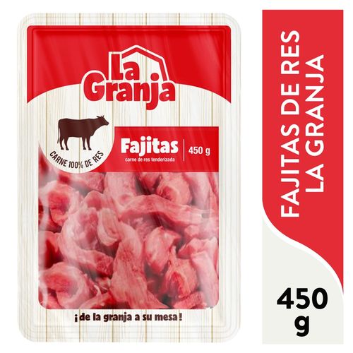 Fajitas de res La Granja tenderizadas - 450 g