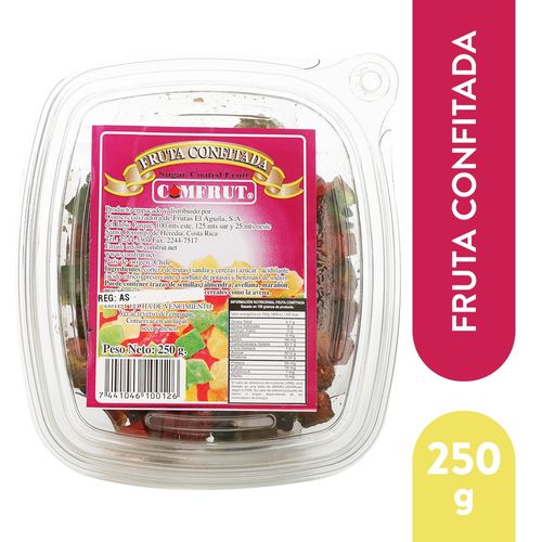 Fruta Desecada En Conserva Comfrut 250gr