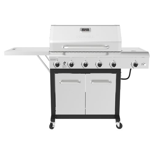 Parrilla de gas Nexgrill de 5 quemadores con quemador lateral en acero inoxidable