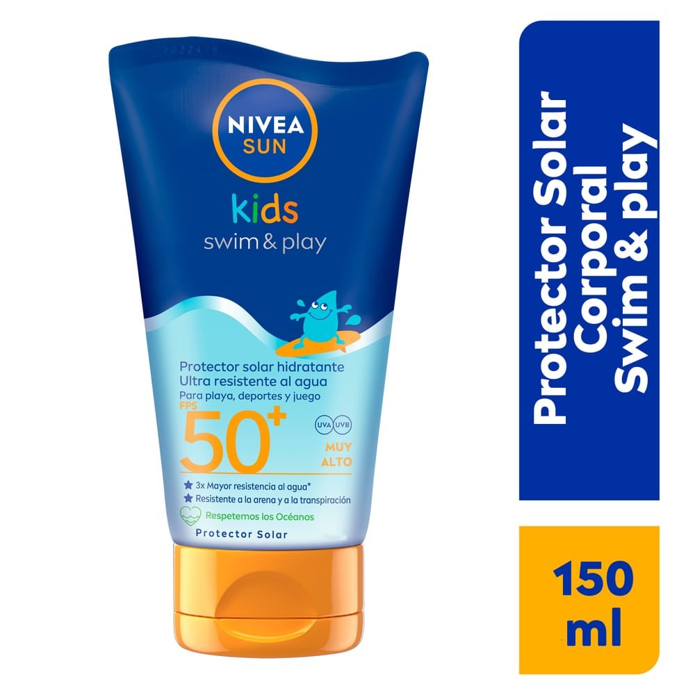 Nivea Protector solar sun kids swim y play FPS 50 150 ml