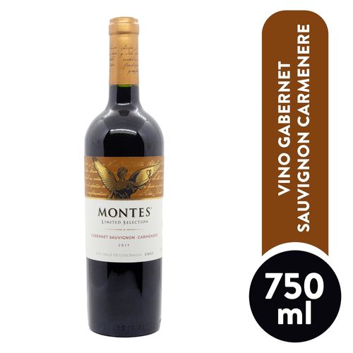 Vino Montes cabernet sauvignon botella - 750 ml