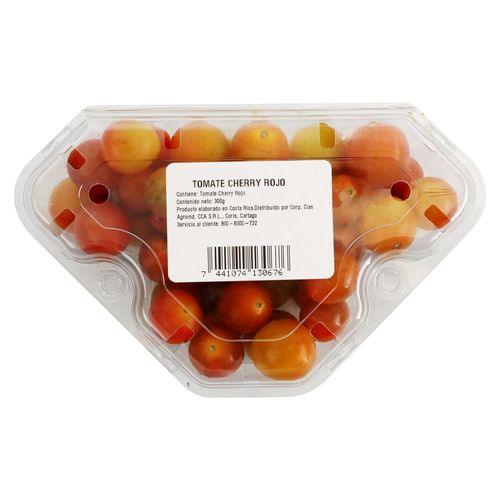 Tomate cherry grape rojo empacado primer calidad - 300 g