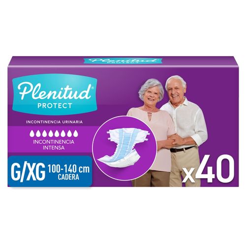 Pañales para Adulto Plenitud Protect G/XG -40 Uds