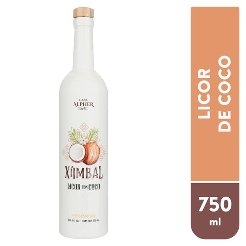 Licor con coco Casa Alpher ximbal - 750 ml
